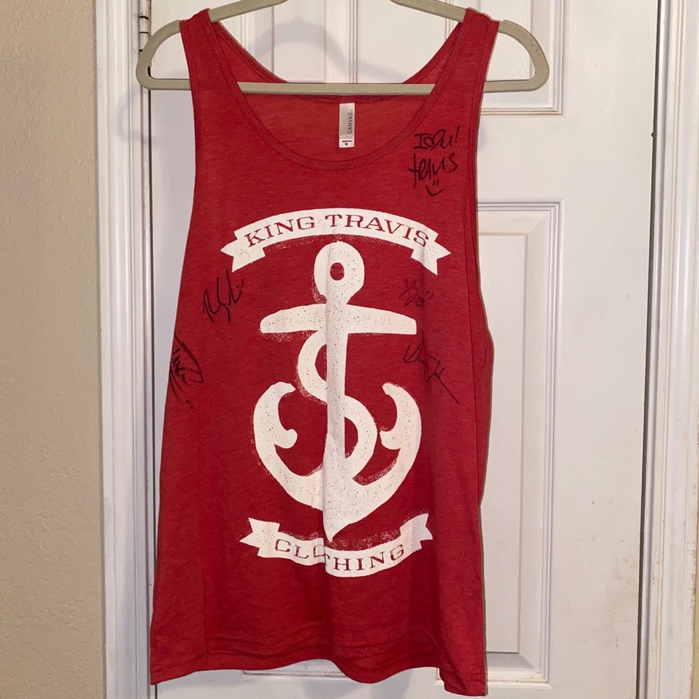 We The Kings band merch || signed tank top